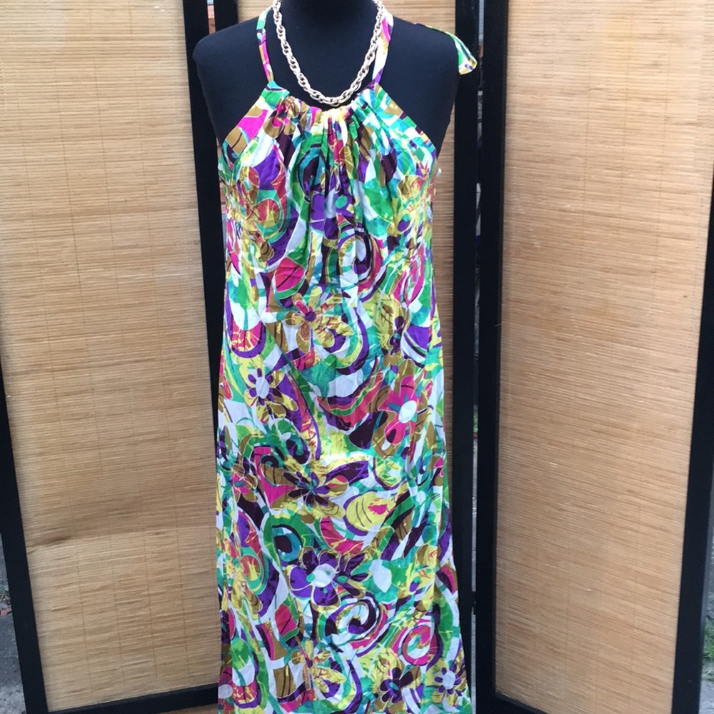 Floral Halter Maxi
